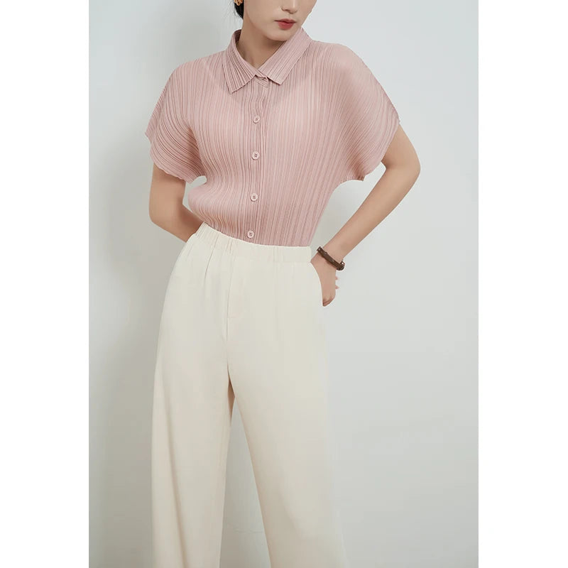 Dames Elegante Zomer Hemd | Kurzarm, Lichtgewicht