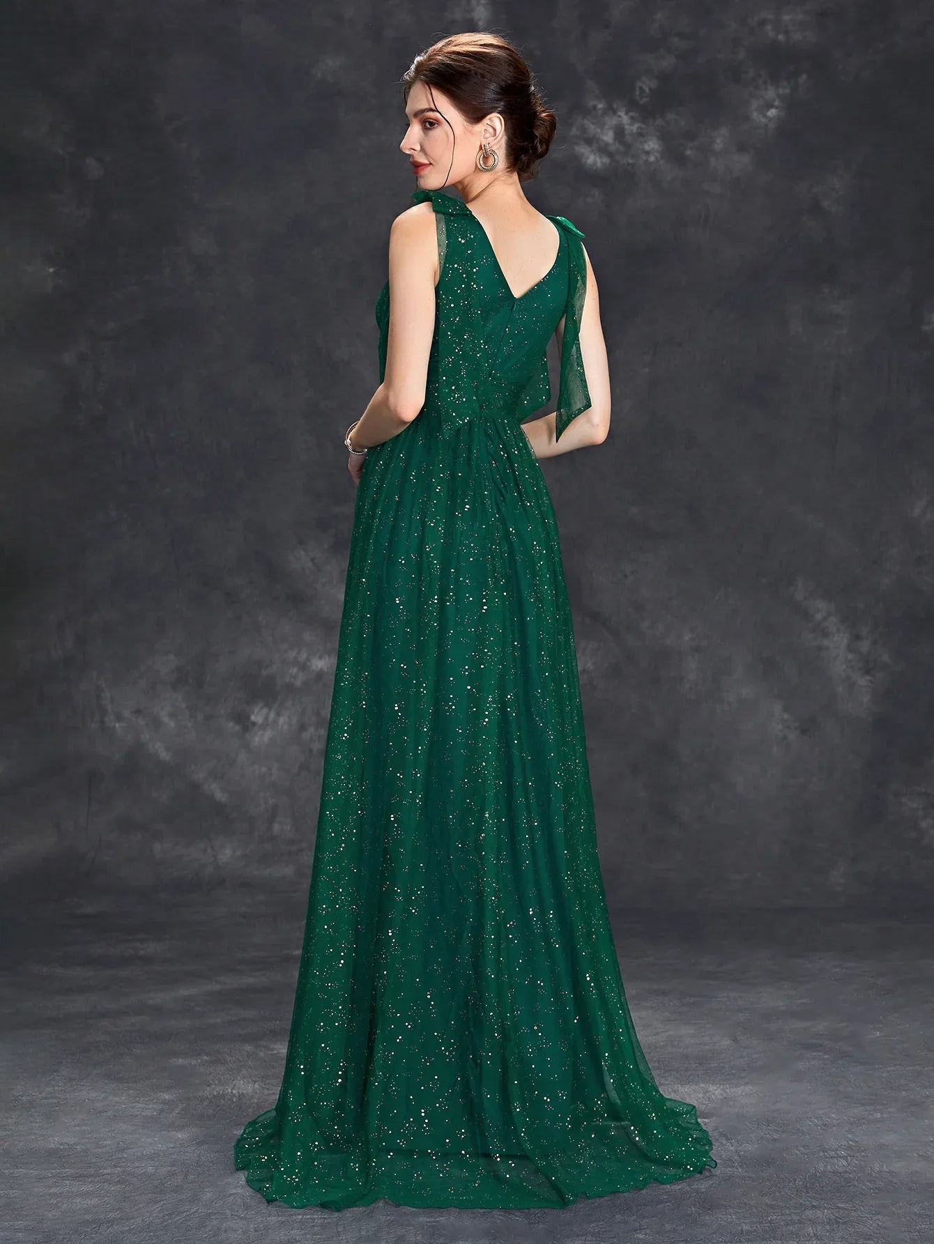 Dames Glitzer Gala Avondjurk | Maxi