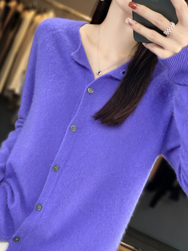 Dames Herfst Cardigan | Lang, Met Knopen