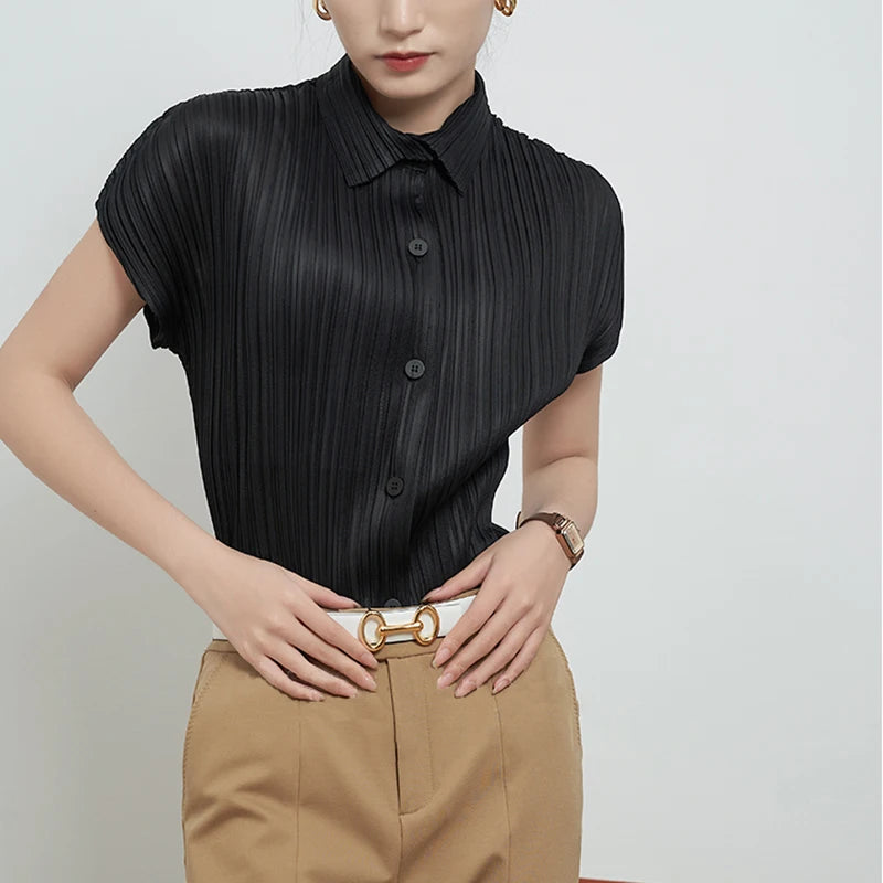 Dames Elegante Zomer Hemd | Kurzarm, Lichtgewicht