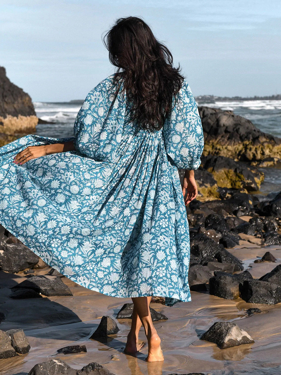 Dames Zomer Jurk | Maxi, Bloemenprint