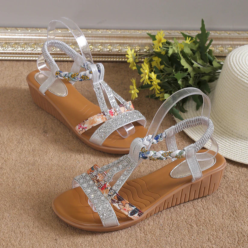 Dames Elegante Sandalen | Plateau Riemen
