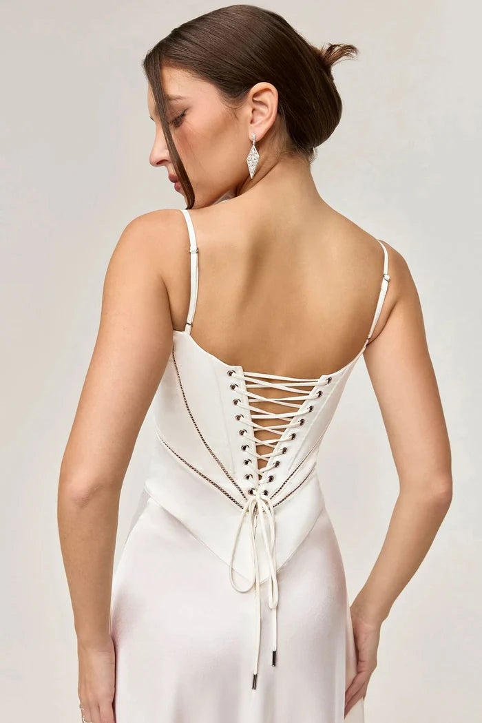 Dames Elegante avondjurk met uitsnijdingen | Maxi