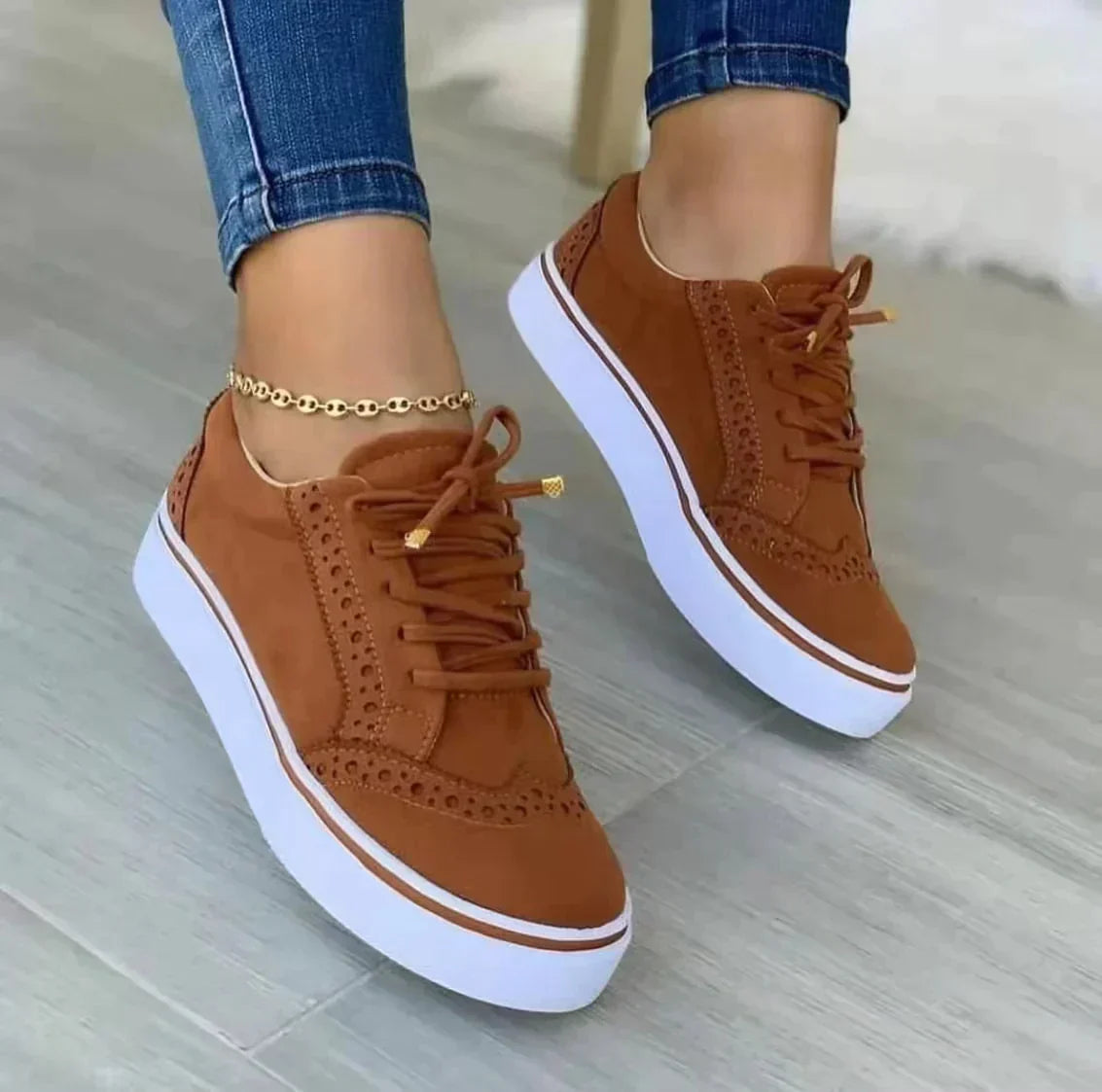 Dames Modieuze Sneakers | Plateau