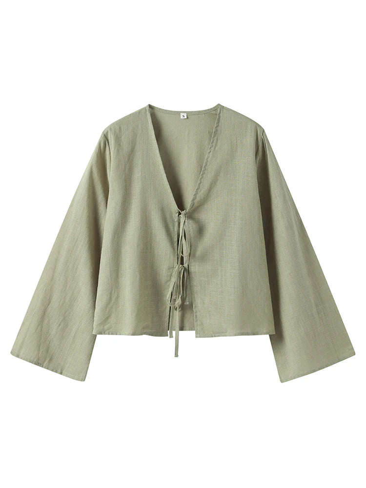 Dames Zomer Top | Langarm, Luchtig