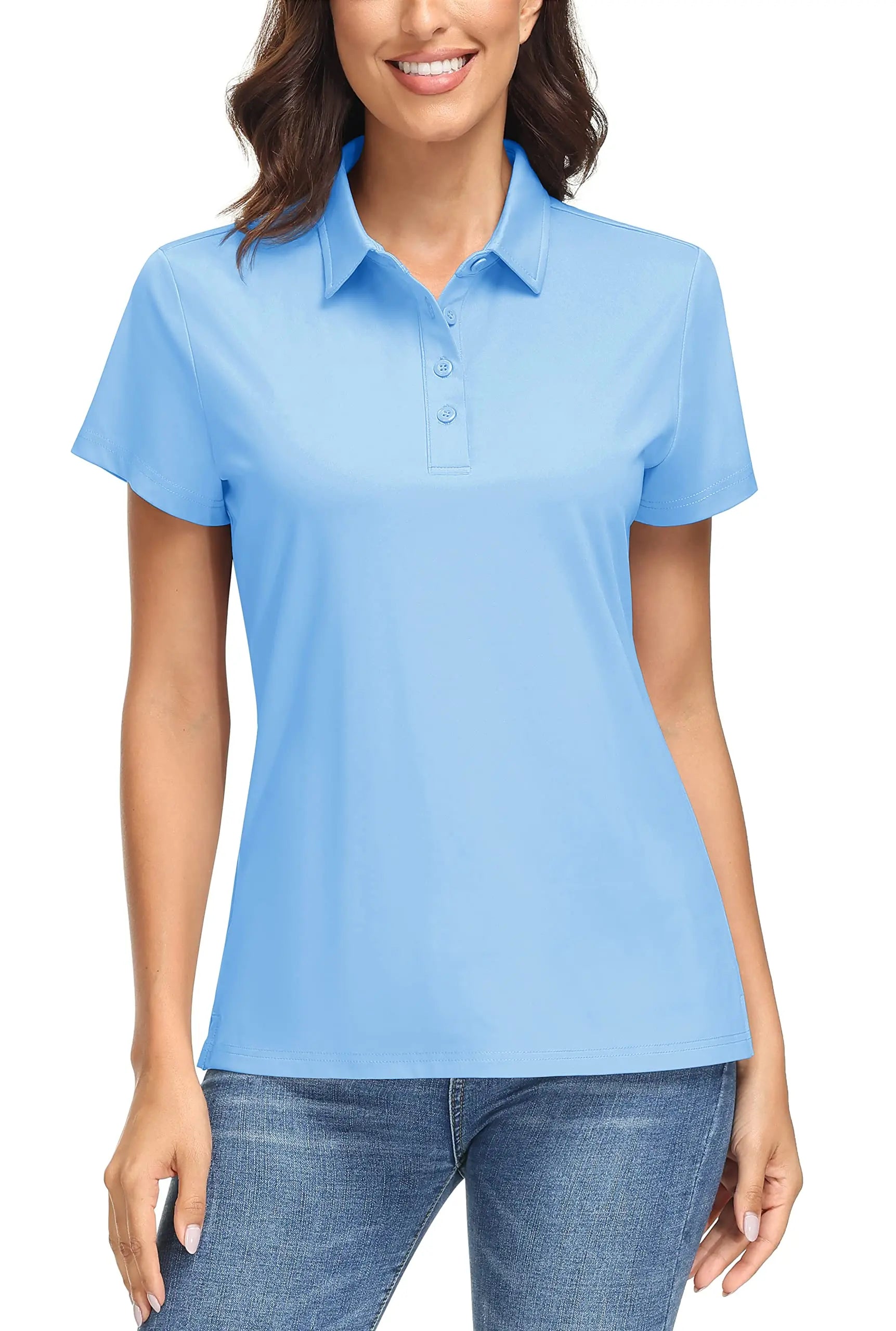 Dames Casual Zomer Poloshirt | Kurzarm, Lichtgewicht