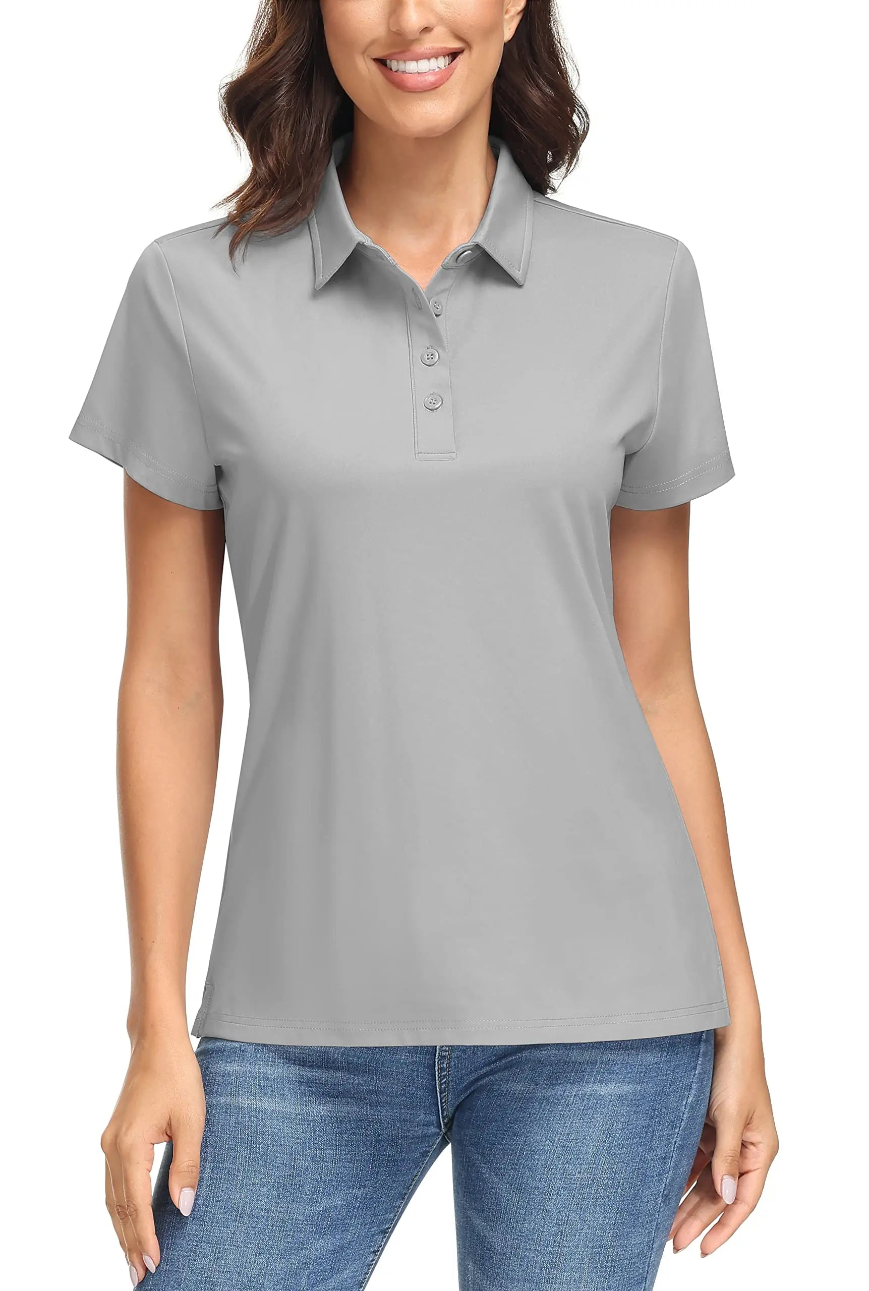 Dames Casual Zomer Poloshirt | Kurzarm, Lichtgewicht