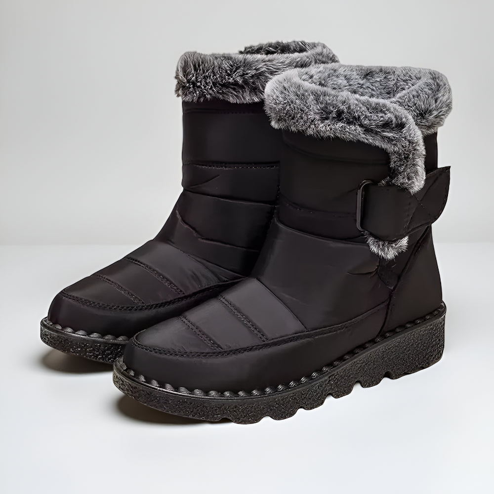 Dames Warme Gevoerde Snowboots – Waterdicht Antislip