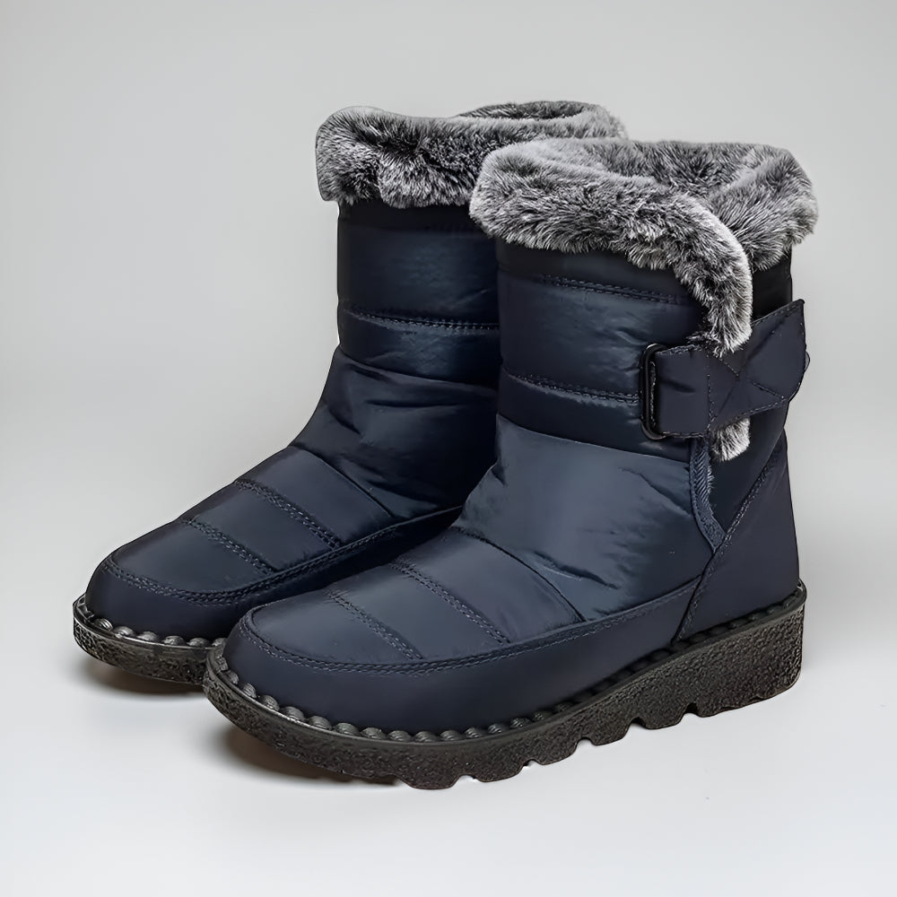 Dames Warme Gevoerde Snowboots – Waterdicht Antislip