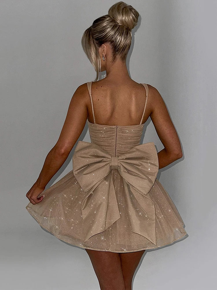 Dames Glitter Feestjurk | Mini