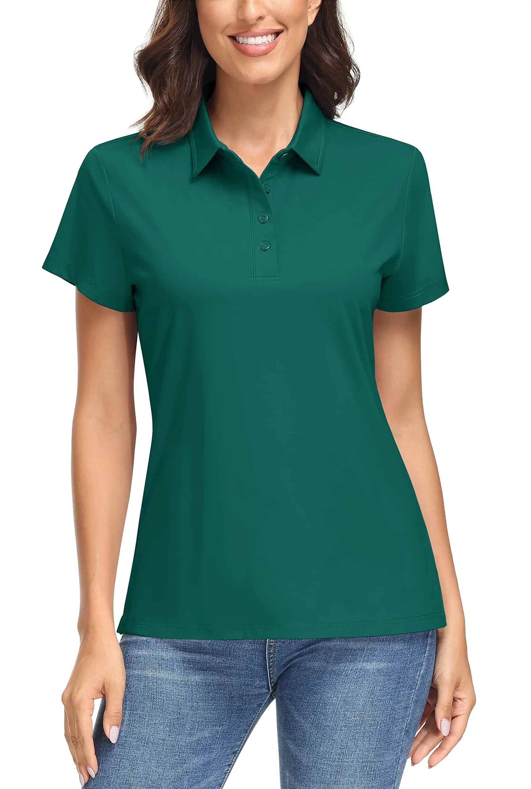 Dames Casual Zomer Poloshirt | Kurzarm, Lichtgewicht