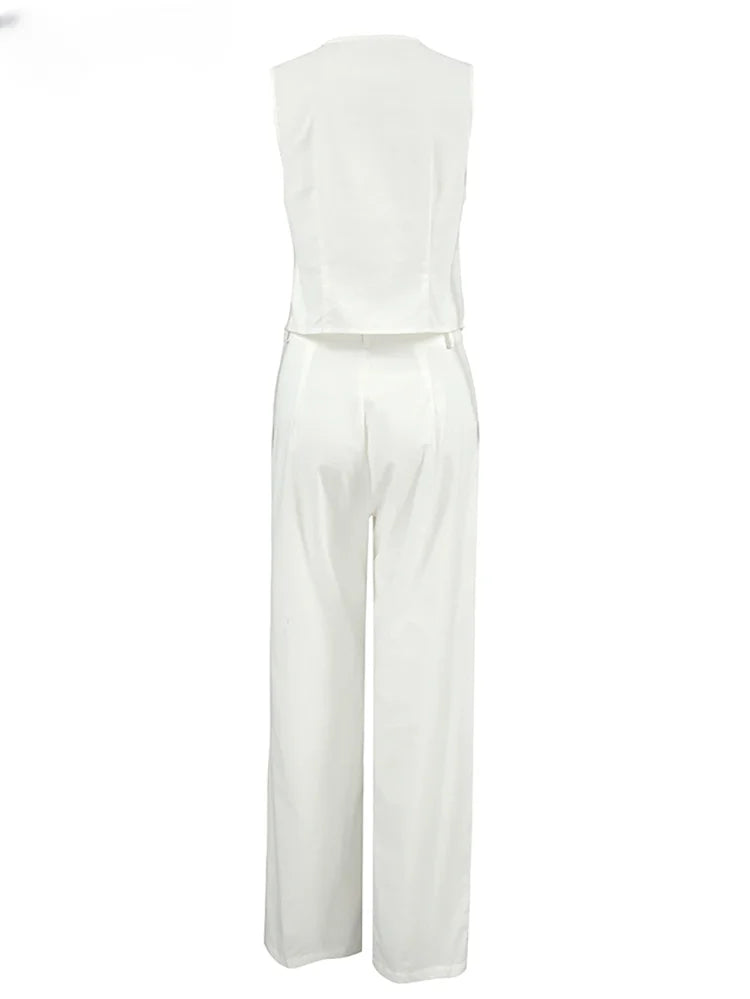 Co-ordset Dames | Witte & Comfy