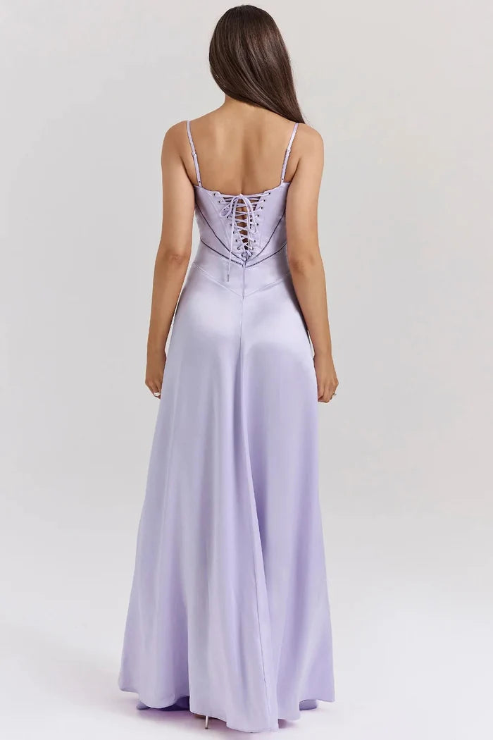 Dames Elegante avondjurk met uitsnijdingen | Maxi