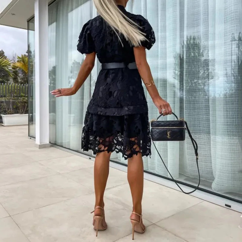 Abito Estivo Elegante in Pizzo per Donne | Mini