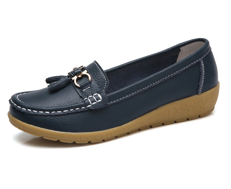 Dames Comfortabele Schoenen | Loafers met Kwastjes