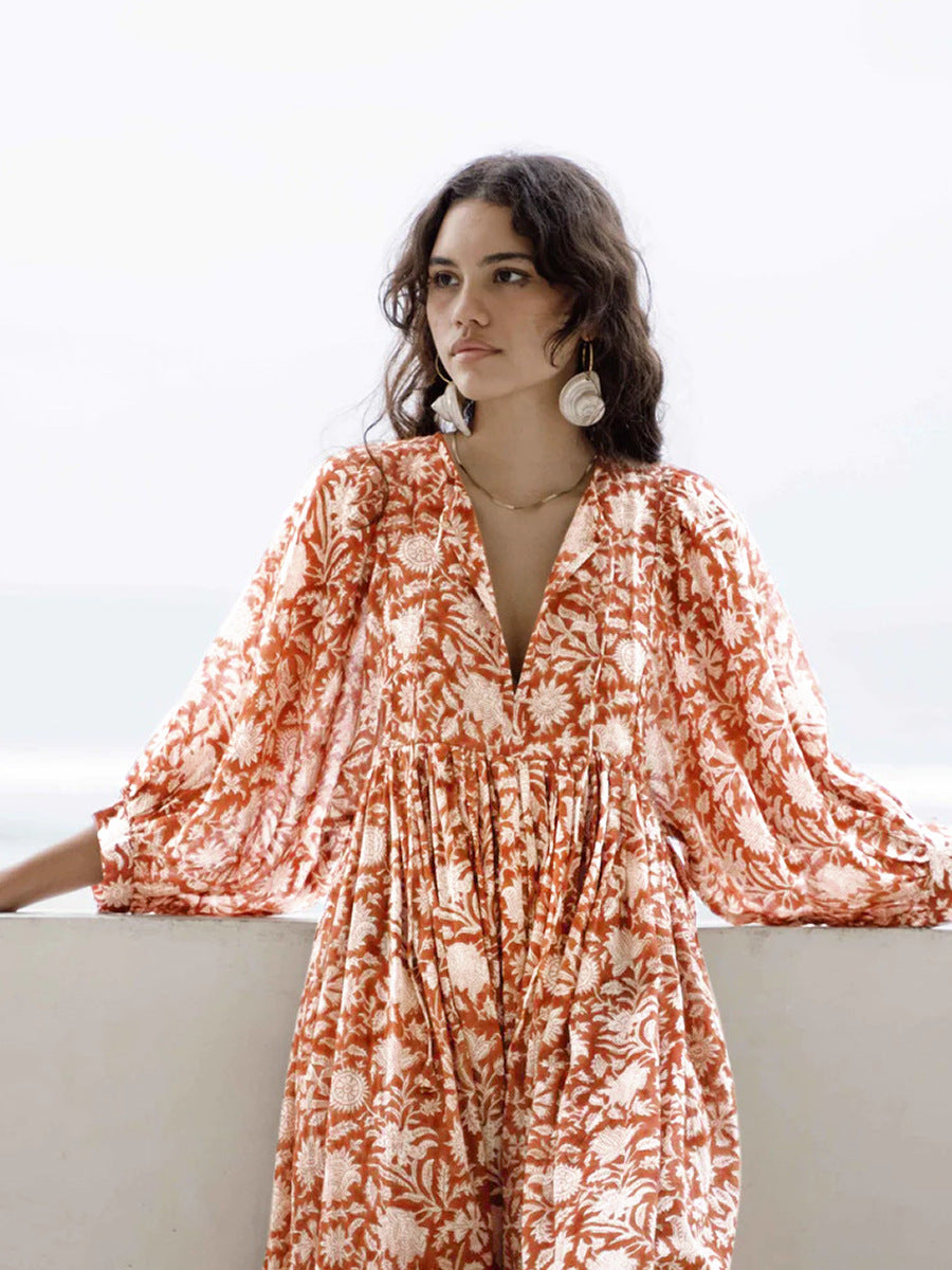 Dames Zomer Jurk | Maxi, Bloemenprint