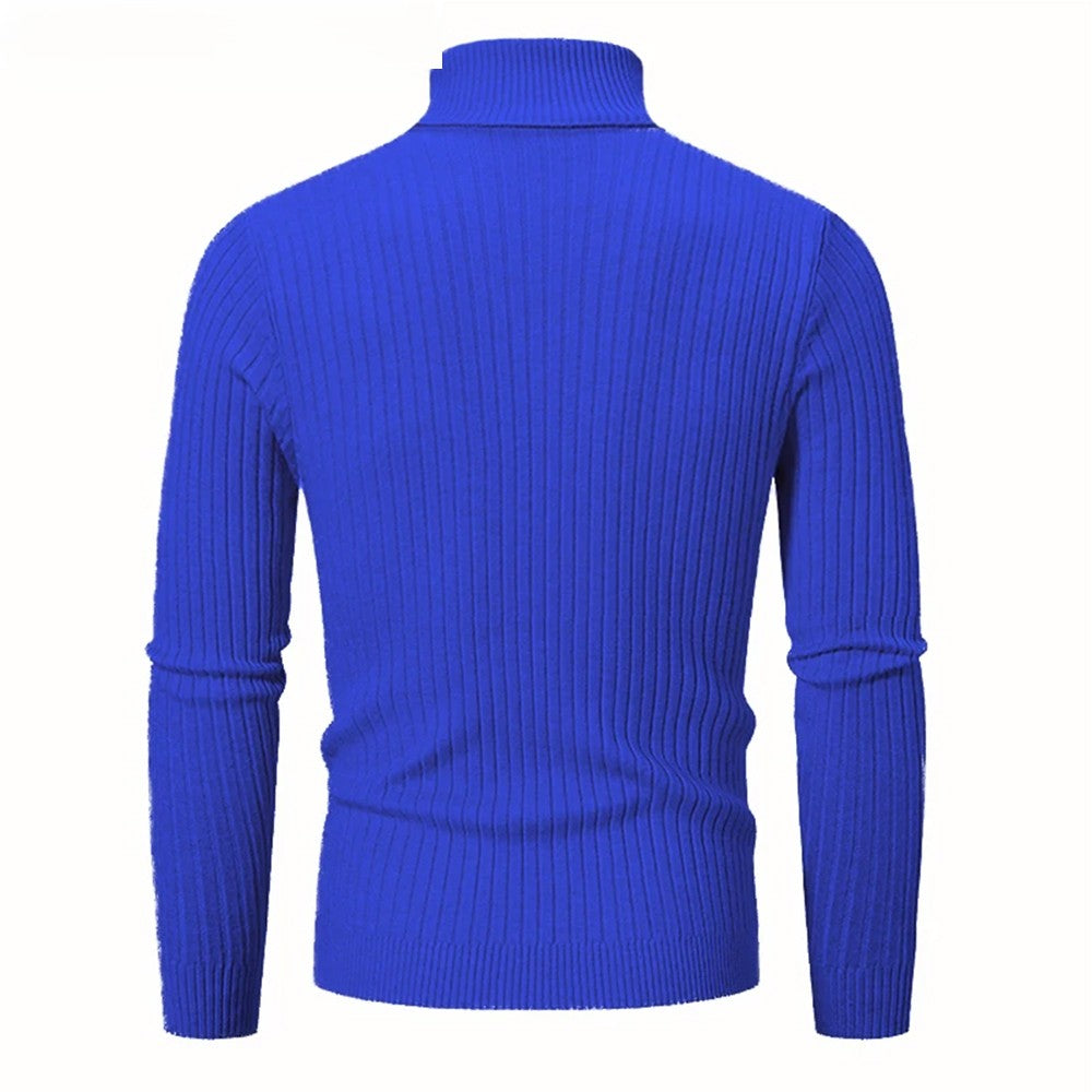 Heren Fijngebreide Pullover | Warme Rollkraagstijl