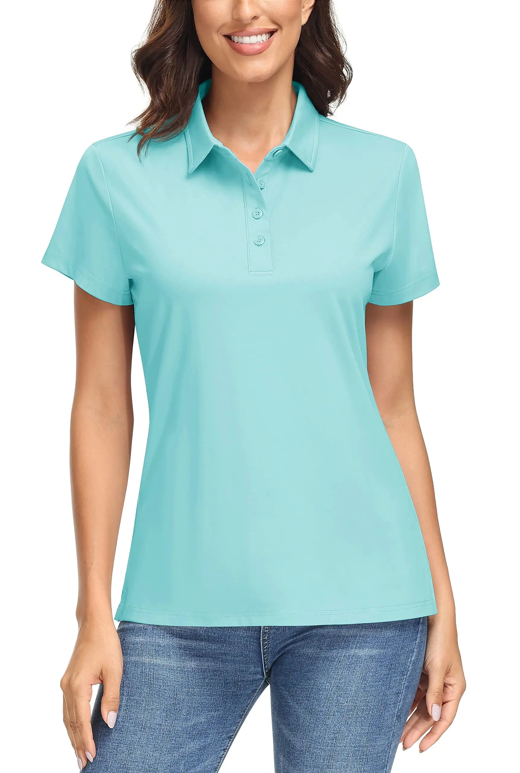 Dames Casual Zomer Poloshirt | Kurzarm, Lichtgewicht