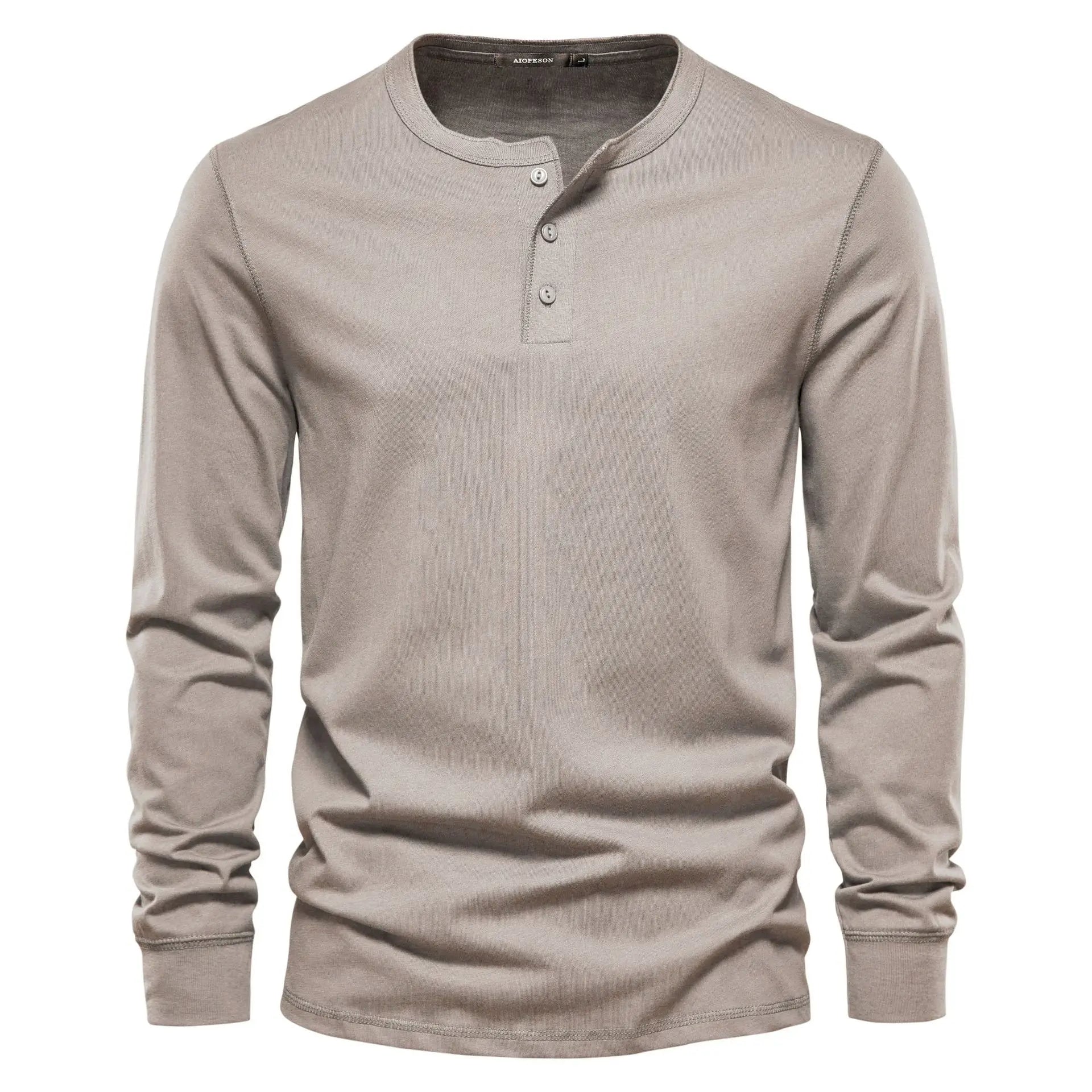 Heren Pullover Hemd | Lange Mouwen