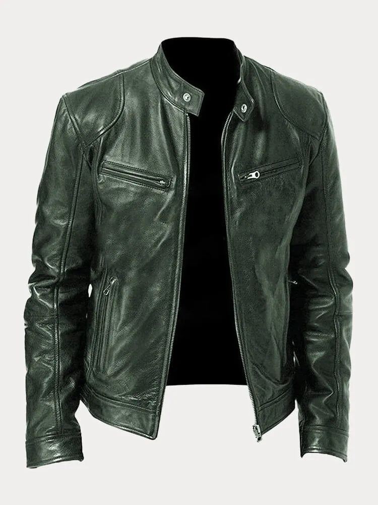 Casual leren jas voor heren | Stijlvol, Comfortabel, Duurzaam