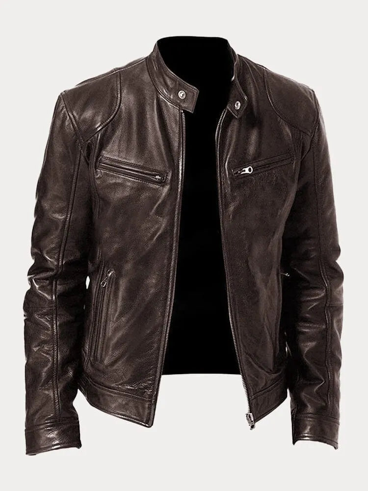Casual leren jas voor heren | Stijlvol, Comfortabel, Duurzaam