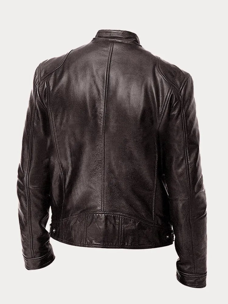 Casual leren jas voor heren | Stijlvol, Comfortabel, Duurzaam