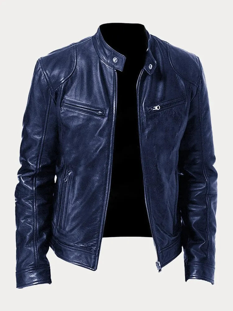 Casual leren jas voor heren | Stijlvol, Comfortabel, Duurzaam
