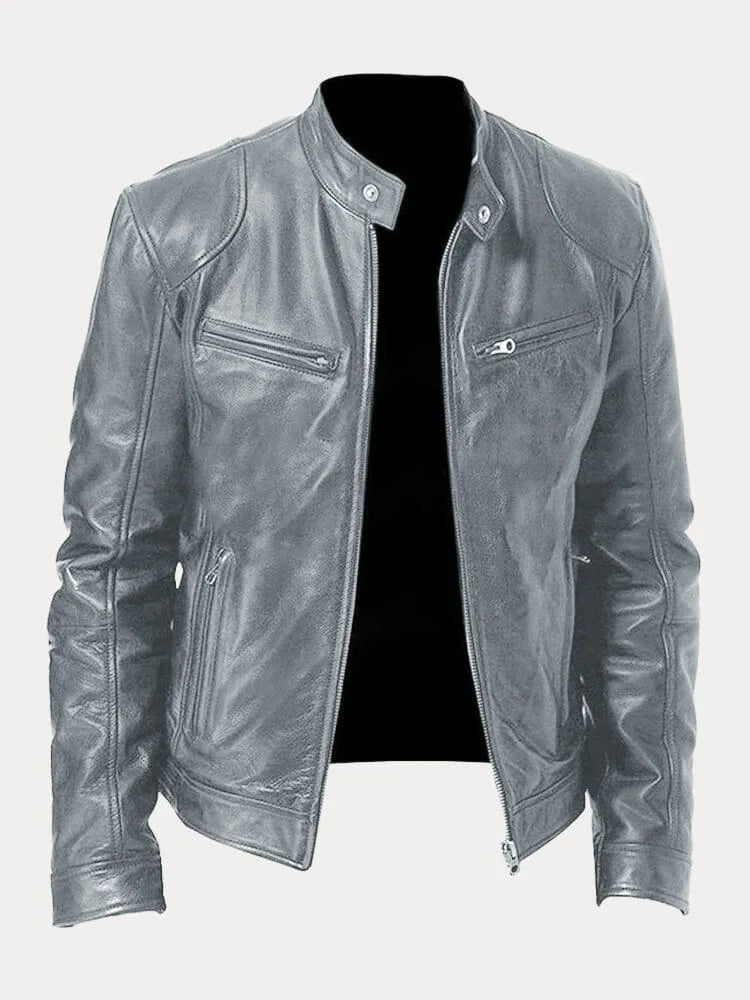 Casual leren jas voor heren | Stijlvol, Comfortabel, Duurzaam