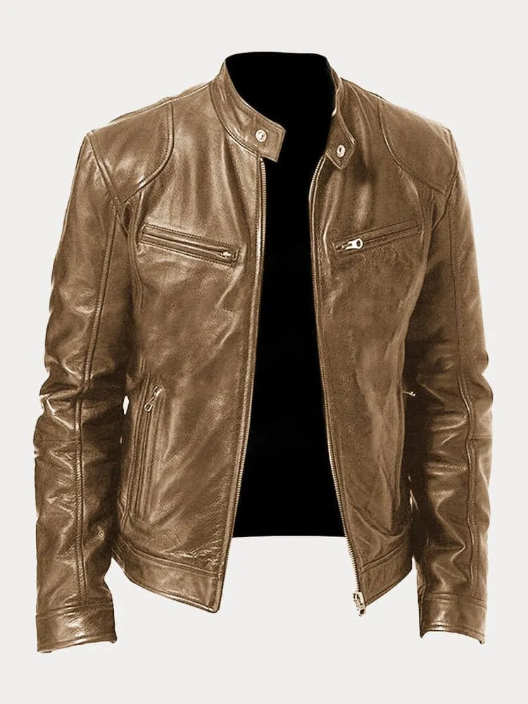 Casual leren jas voor heren | Stijlvol, Comfortabel, Duurzaam