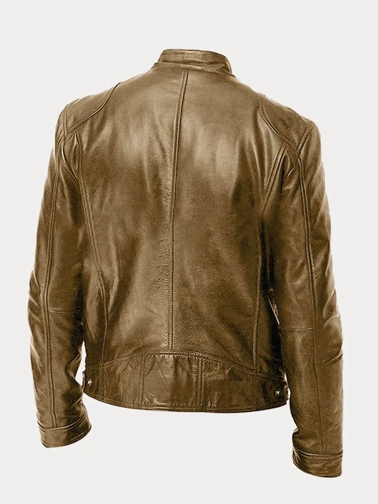 Casual leren jas voor heren | Stijlvol, Comfortabel, Duurzaam