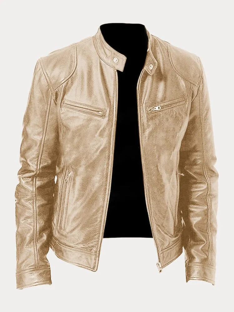 Casual leren jas voor heren | Stijlvol, Comfortabel, Duurzaam