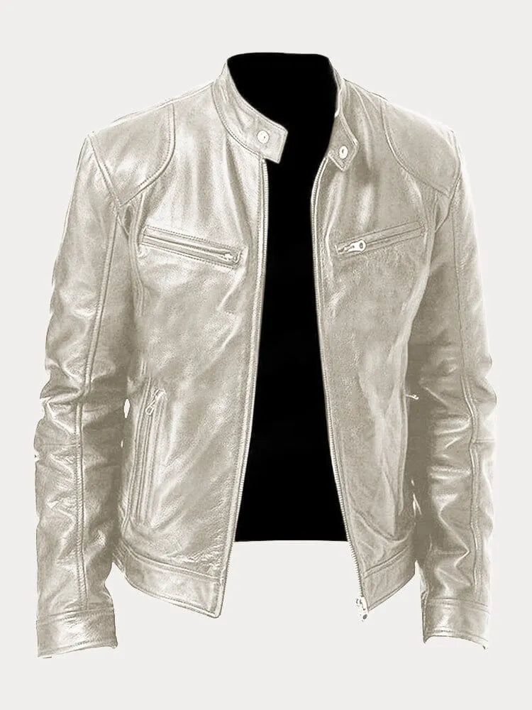 Casual leren jas voor heren | Stijlvol, Comfortabel, Duurzaam