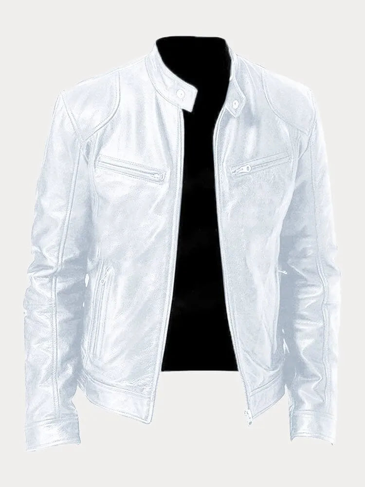 Casual leren jas voor heren | Stijlvol, Comfortabel, Duurzaam