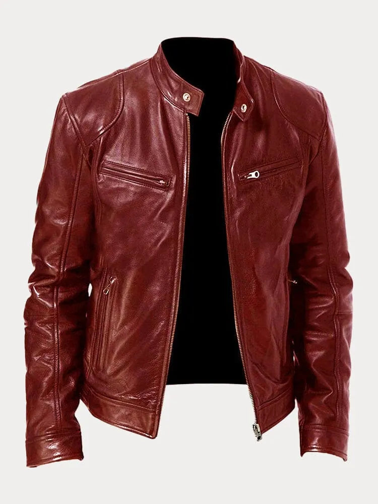 Casual leren jas voor heren | Stijlvol, Comfortabel, Duurzaam