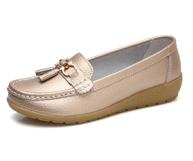Dames Comfortabele Schoenen | Loafers met Kwastjes