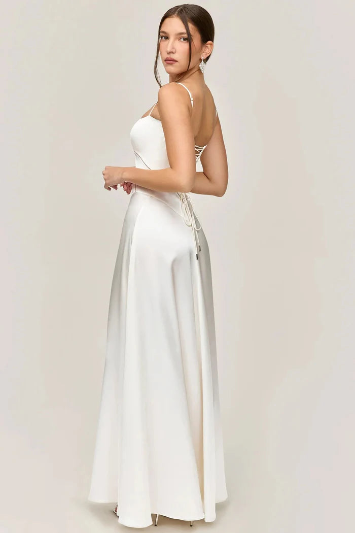Dames Elegante avondjurk met uitsnijdingen | Maxi