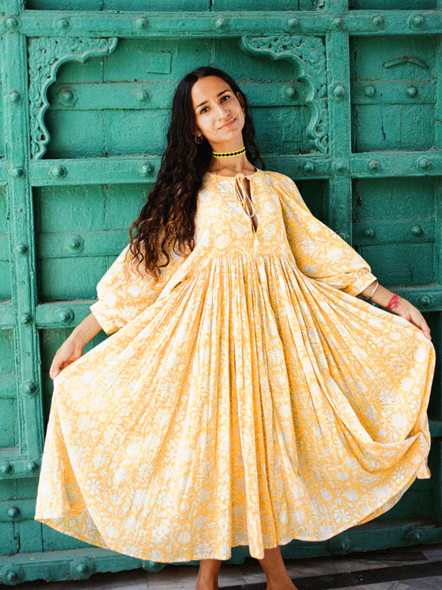 Dames Zomer Jurk | Maxi, Bloemenprint