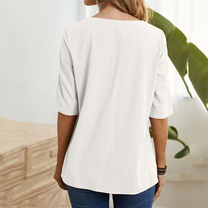 Dames Zomer Tuniek | Halflang, Asymmetrisch