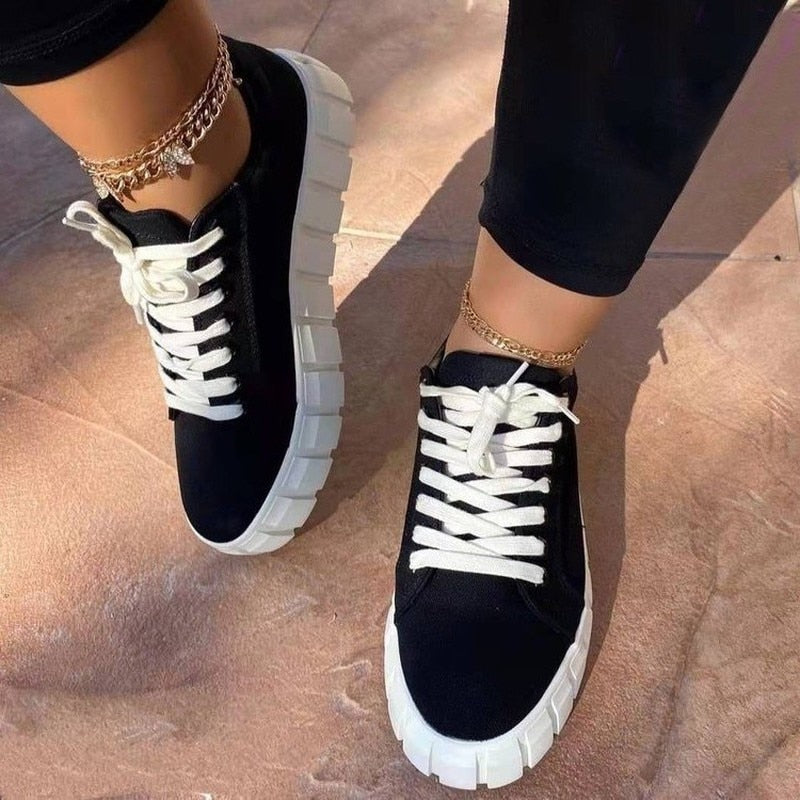 Dames Trendy Sneakers | Comfortabele Zool