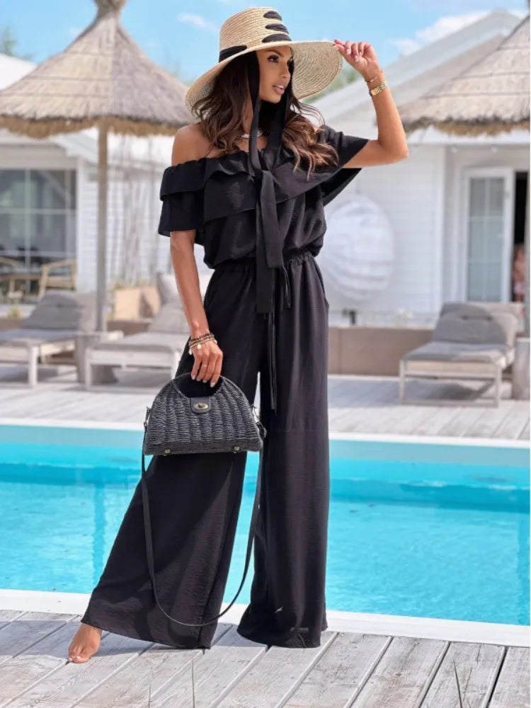 Dames elegante jumpsuit | Zomerse feestelijke flair
