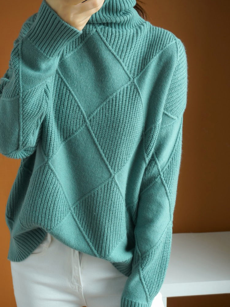 Dames Oversized Pullover | Lang, Structuur