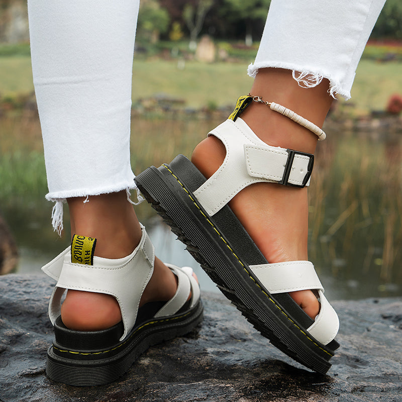 Dames Zomer Sandalen | Plateau, Gesp