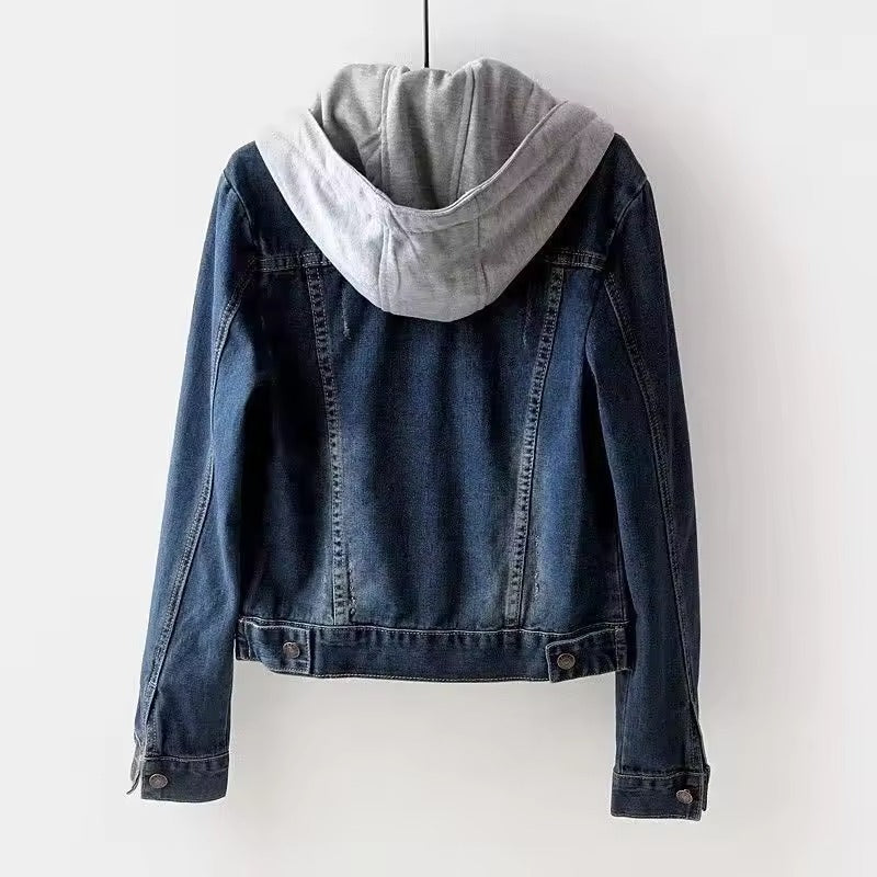 Dames Collegejack | Lichte Denimlook