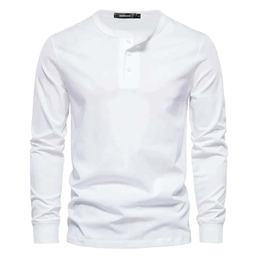 Heren Pullover Hemd | Lange Mouwen