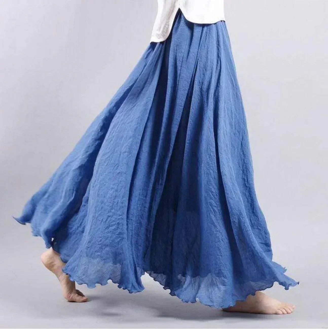 Dames Geplooide rok | Lang