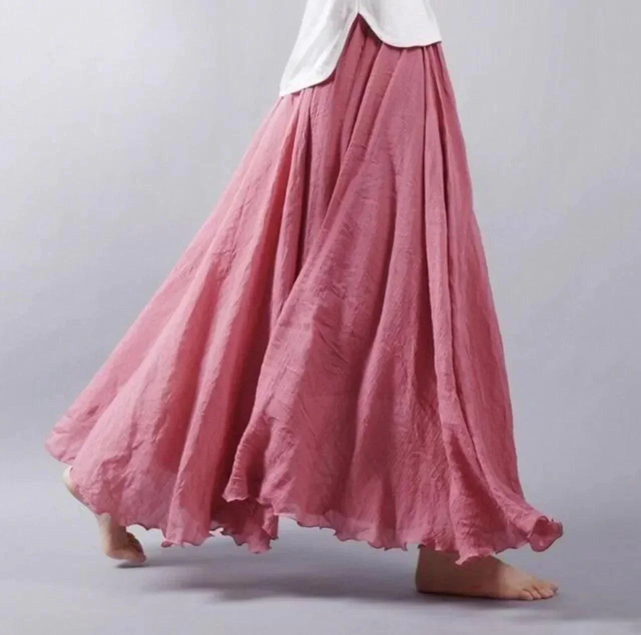 Dames Geplooide rok | Lang