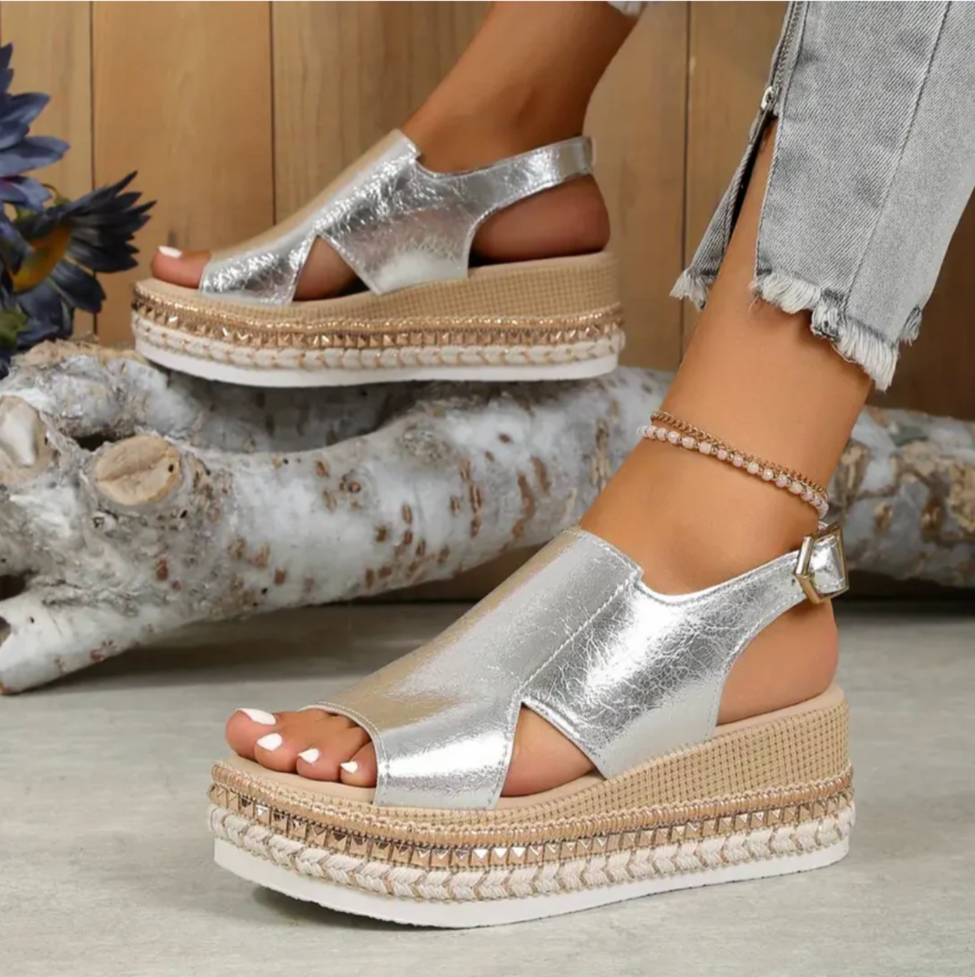 Dames Elegante Sandalen | Plateau
