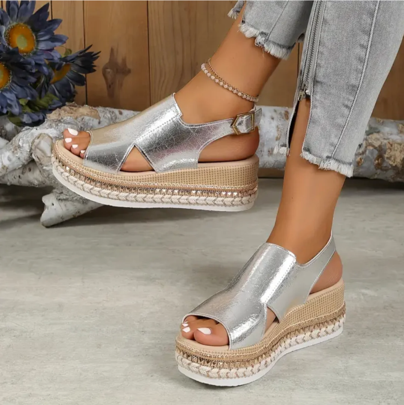 Dames Elegante Sandalen | Plateau