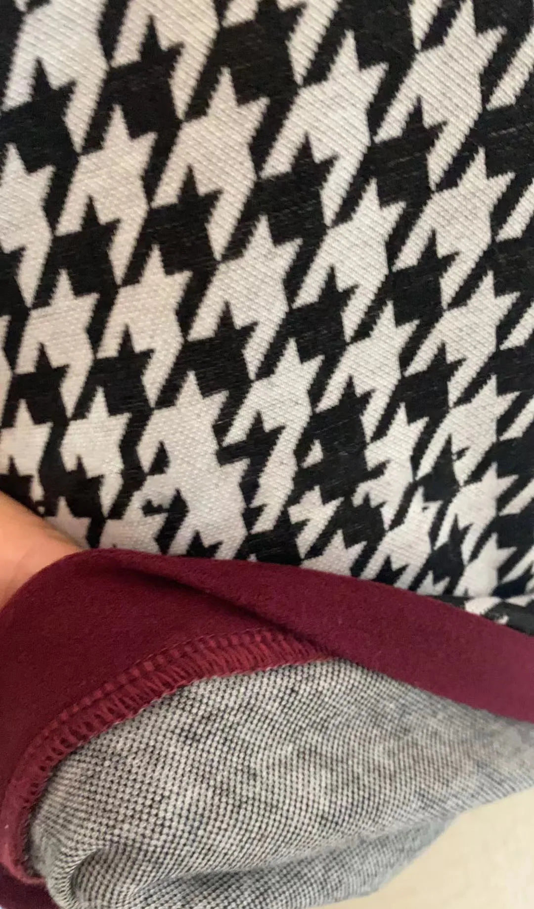Abito elegante da donna sagomato con motivo pied-de-poule | Mini