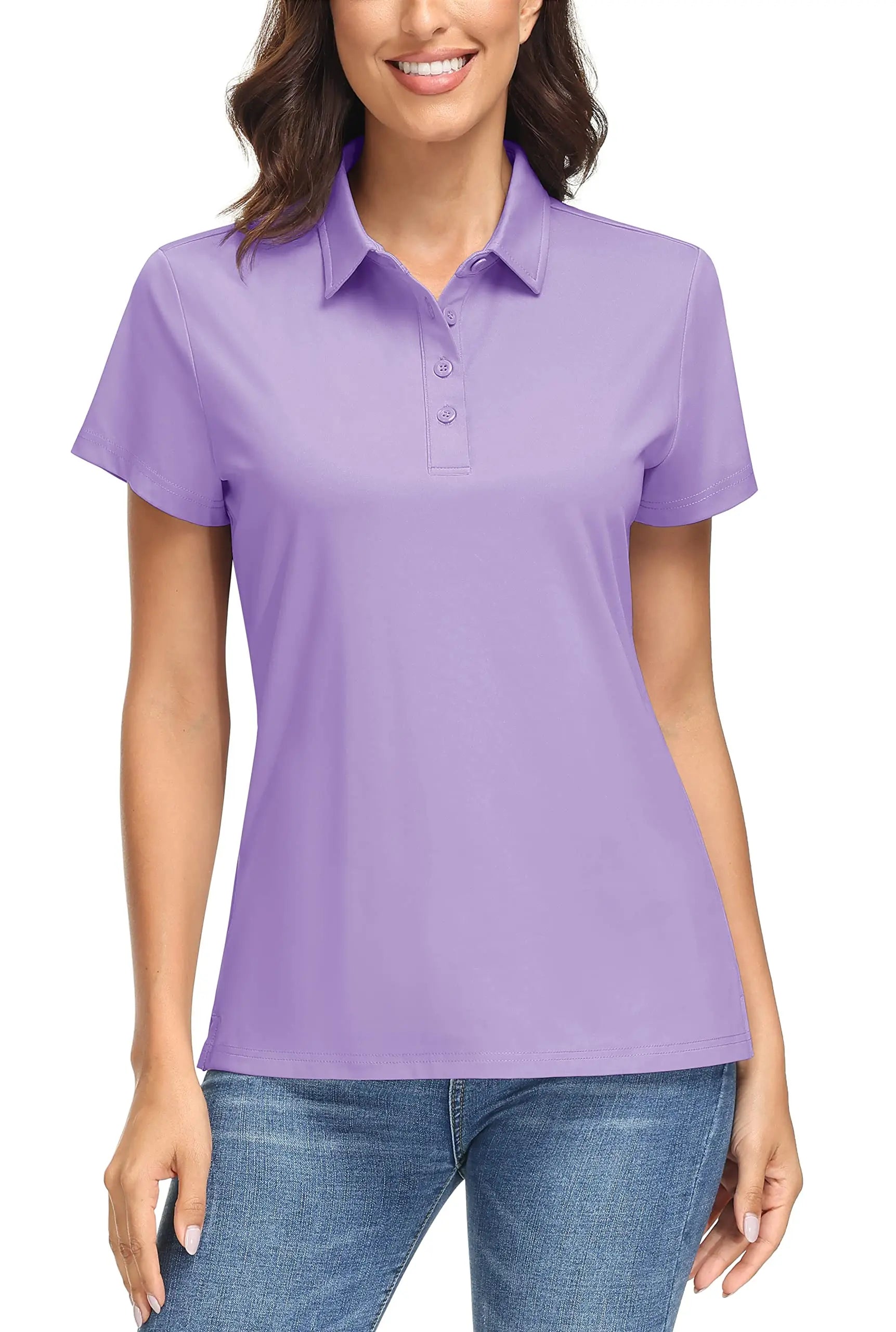 Dames Casual Zomer Poloshirt | Kurzarm, Lichtgewicht